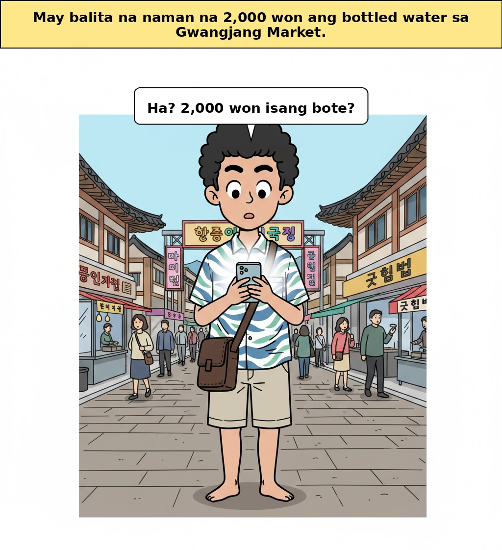 Ang kontrobersiya sa 2000 won na de-boteng tubig sa Gwangjang Market, at bakit hindi lang ito simpleng usapan tungkol sa mahal na tubig