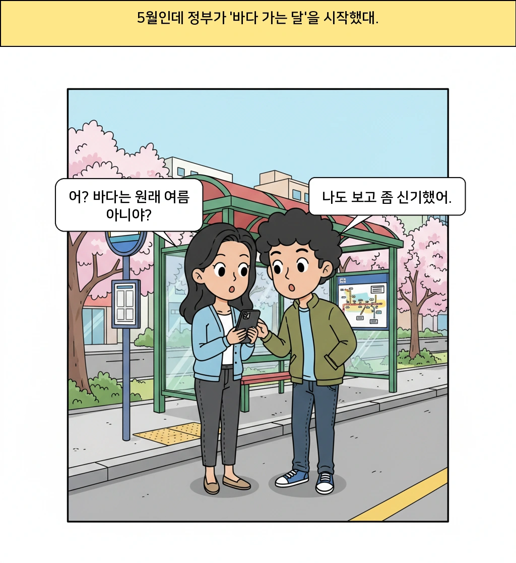 왜 정부는 5월에 '바다 가는 달'을 만들었을까