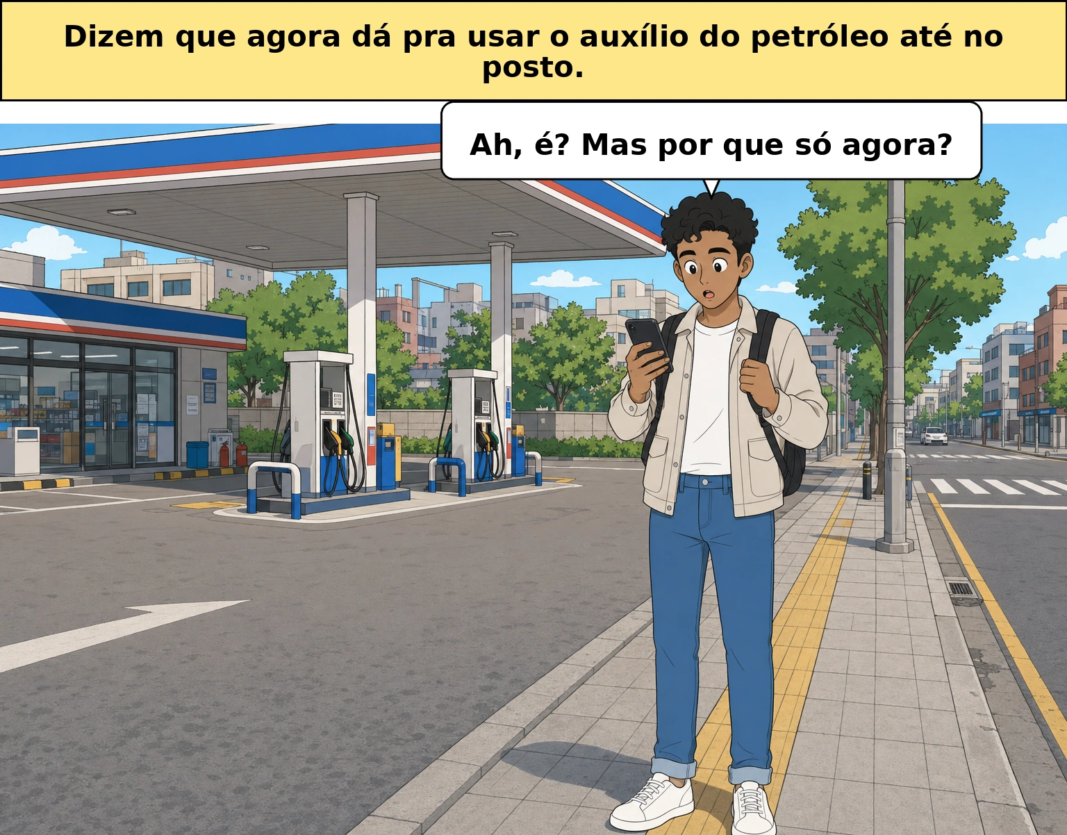 Subsídio de apoio pelos danos dos altos preços dos combustíveis, por que só agora passou a poder ser usado em postos de gasolina?