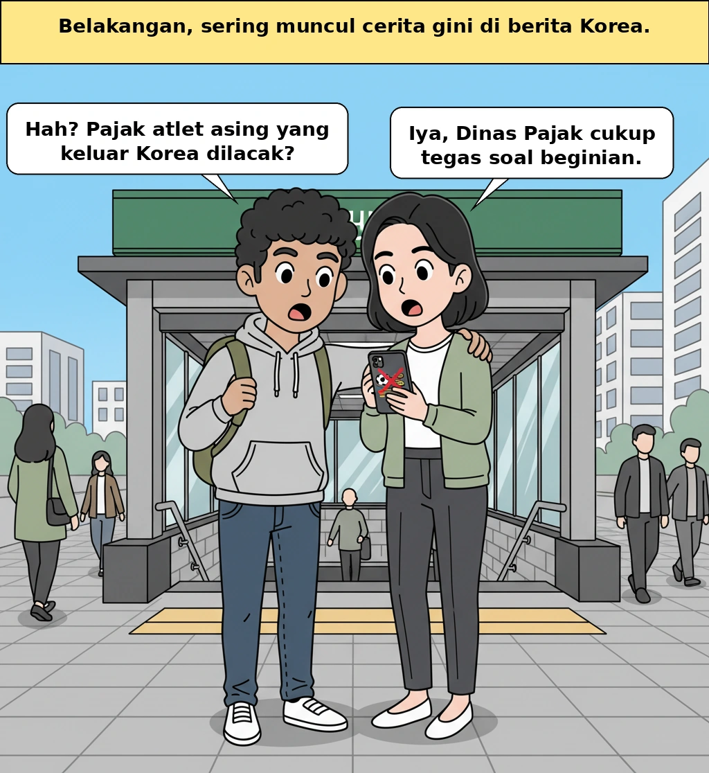Pajak atlet asing yang pindah ke luar negeri, sampai sejauh mana Korea bisa mengejarnya