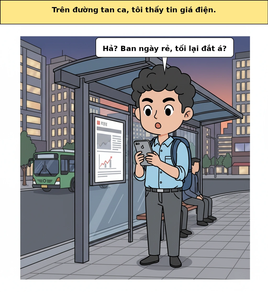 Tiền điện, vì sao ban ngày rẻ hơn và buổi tối lại đắt hơn
