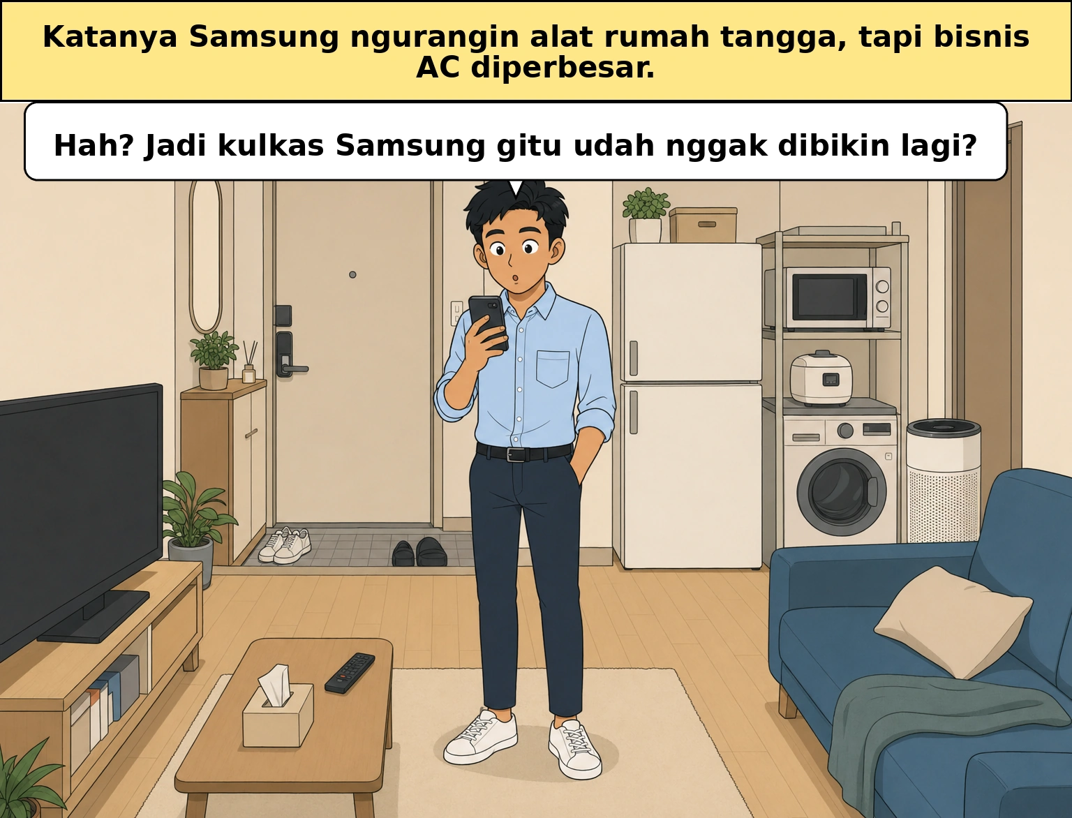 Mengapa Samsung mengurangi peralatan rumah tangga dan memperbesar bisnis pengondisian udara