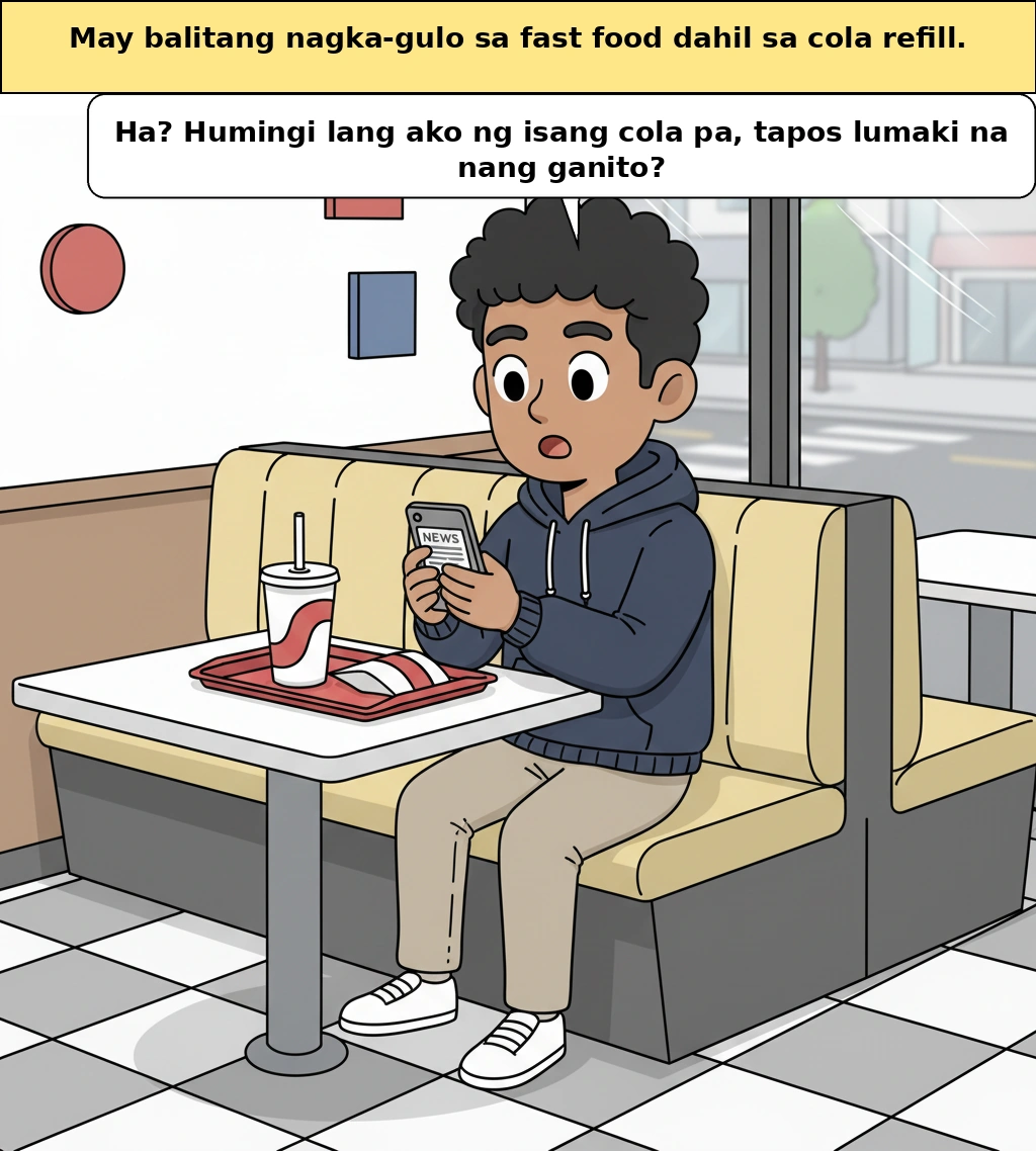 Gulong sa refill ng cola sa Mom's Touch, bakit ito lumaki nang ganito