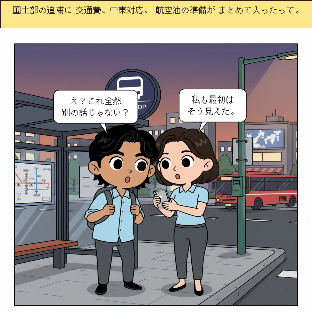 国土交通部の追加更正予算、なぜ交通費から航空燃料まで一度に手を入れたのか
