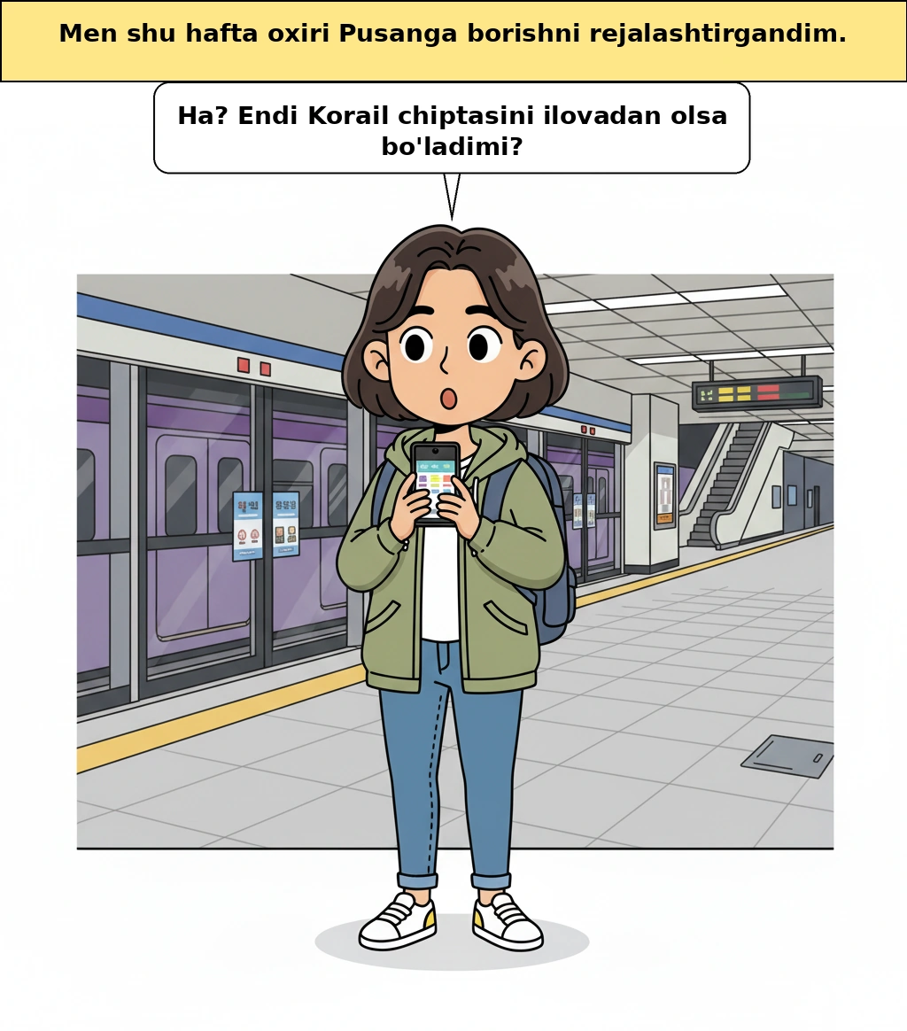 Nega endi chet elliklar uchun Koreyada poyezd chiptasini olish ancha oson bo'ldi