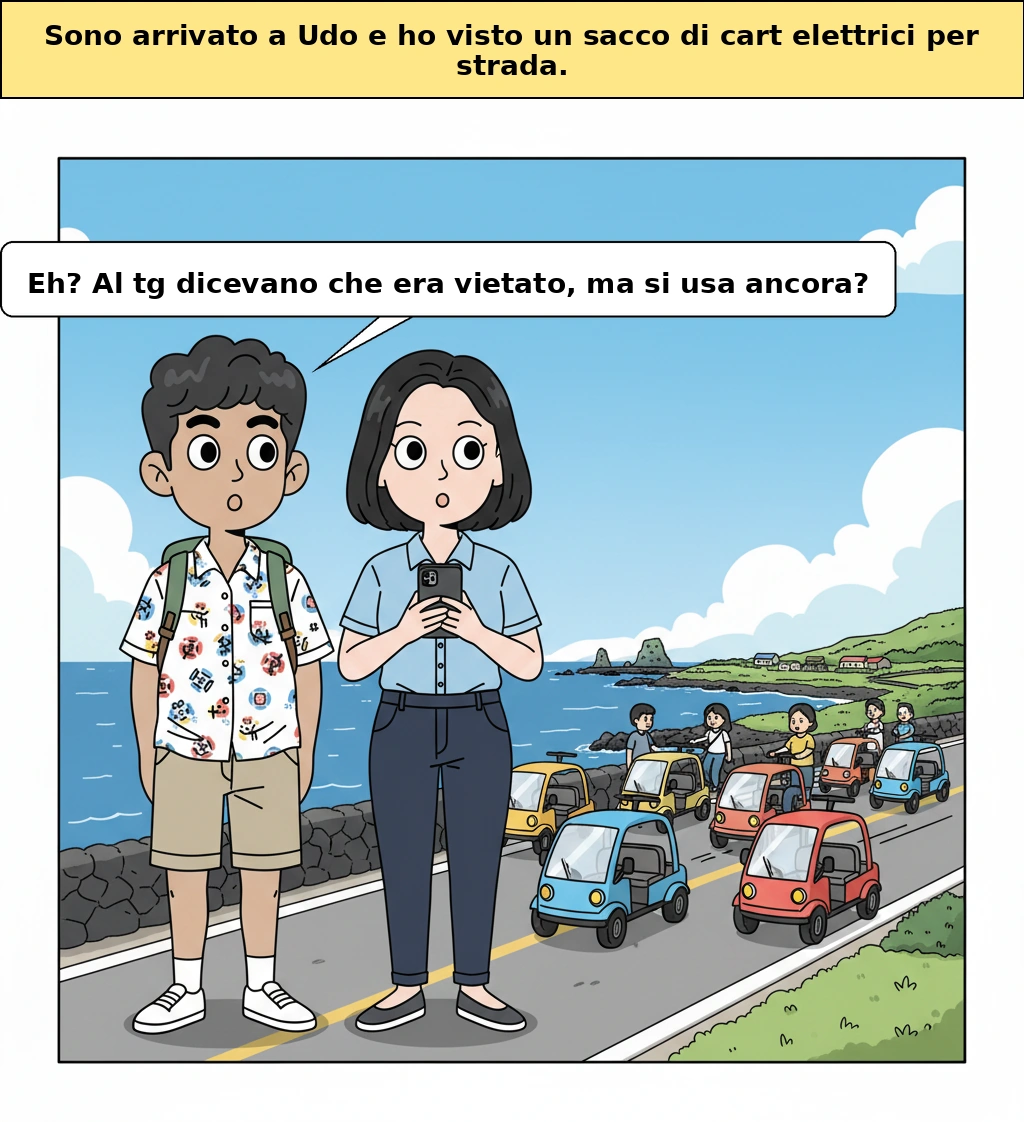 Cart elettrici a Udo, perché non si fermano anche se sono vietati
