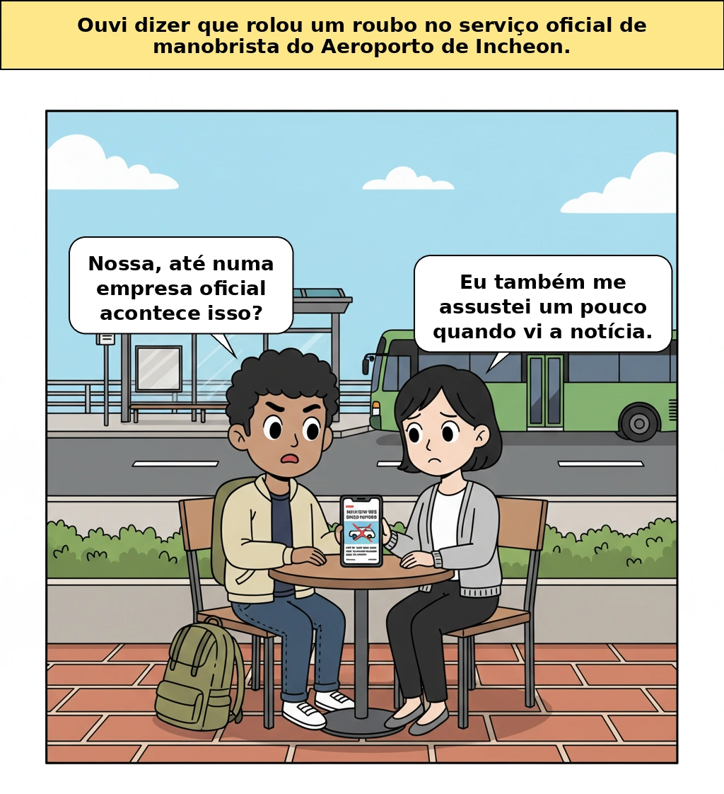 Estacionamento com manobrista oficial do Aeroporto de Incheon, por que isso cresceu tanto e de onde começou a abalar a confiança?