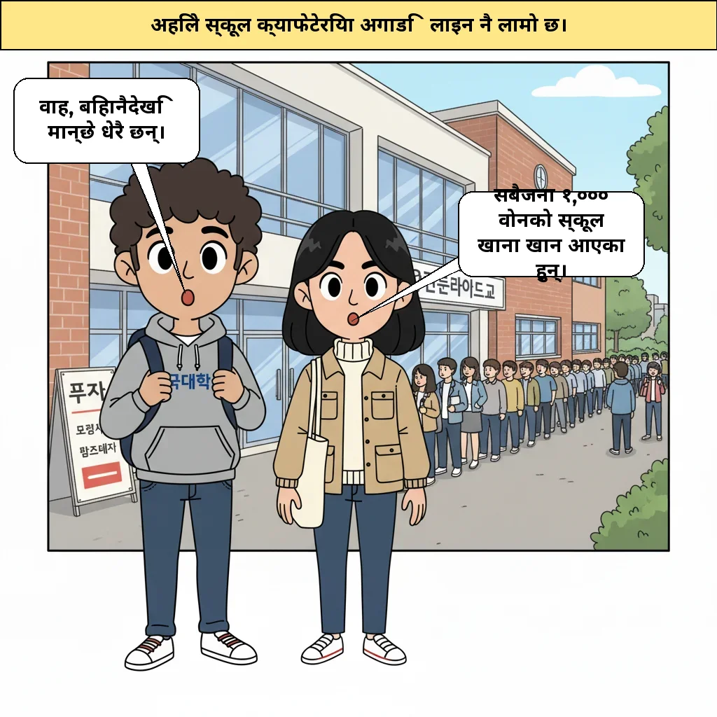 किन युवाहरू मन्दिरको खाना र 1000 KRW विद्यार्थी भोजनतिर जुटिरहेका छन्, कोरियाको खाद्य खर्च संकट कसरी बुझ्ने