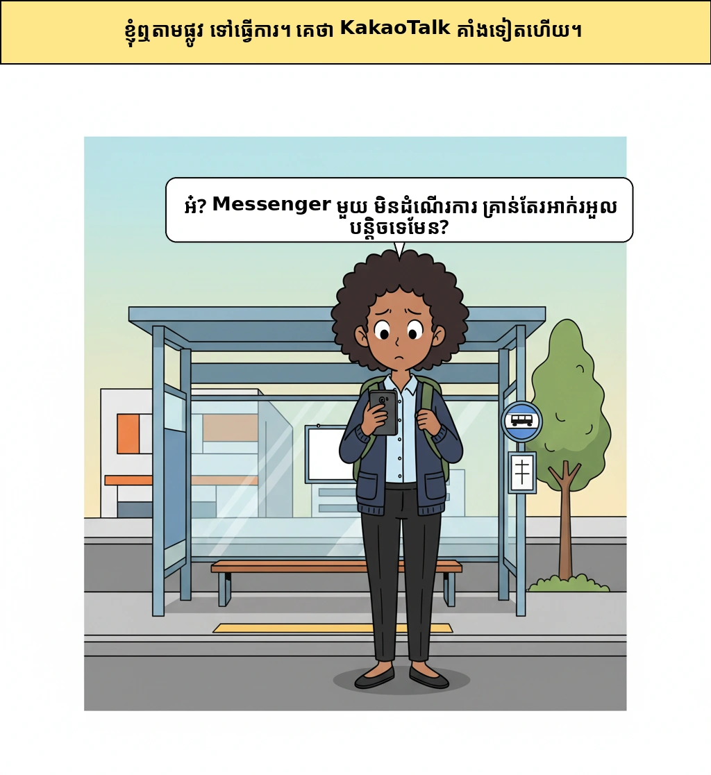 បើ KakaoTalk គាំង ហេតុអ្វី​សង្គម​កូរ៉េ​ក៏​រង​ការ​រំខាន​តាម​ដែរ