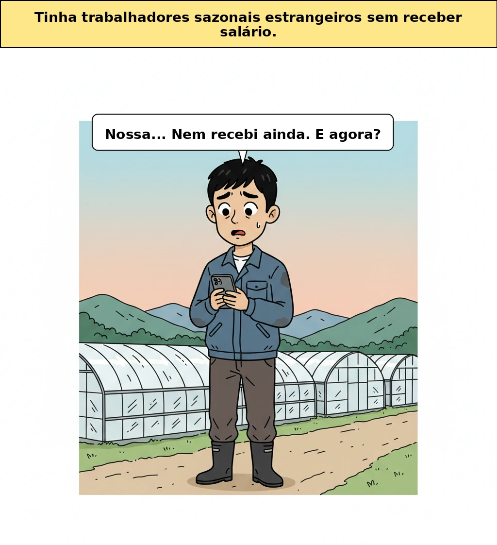 Por que o visto dos trabalhadores sazonais que sofreram atraso de salário foi bloqueado primeiro?