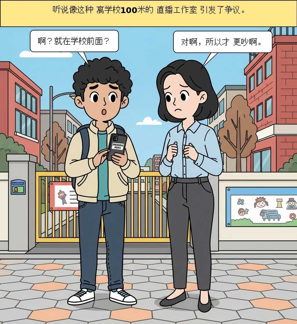 学校前“网络陪酒厅”争议，为什么法律挡不住呢