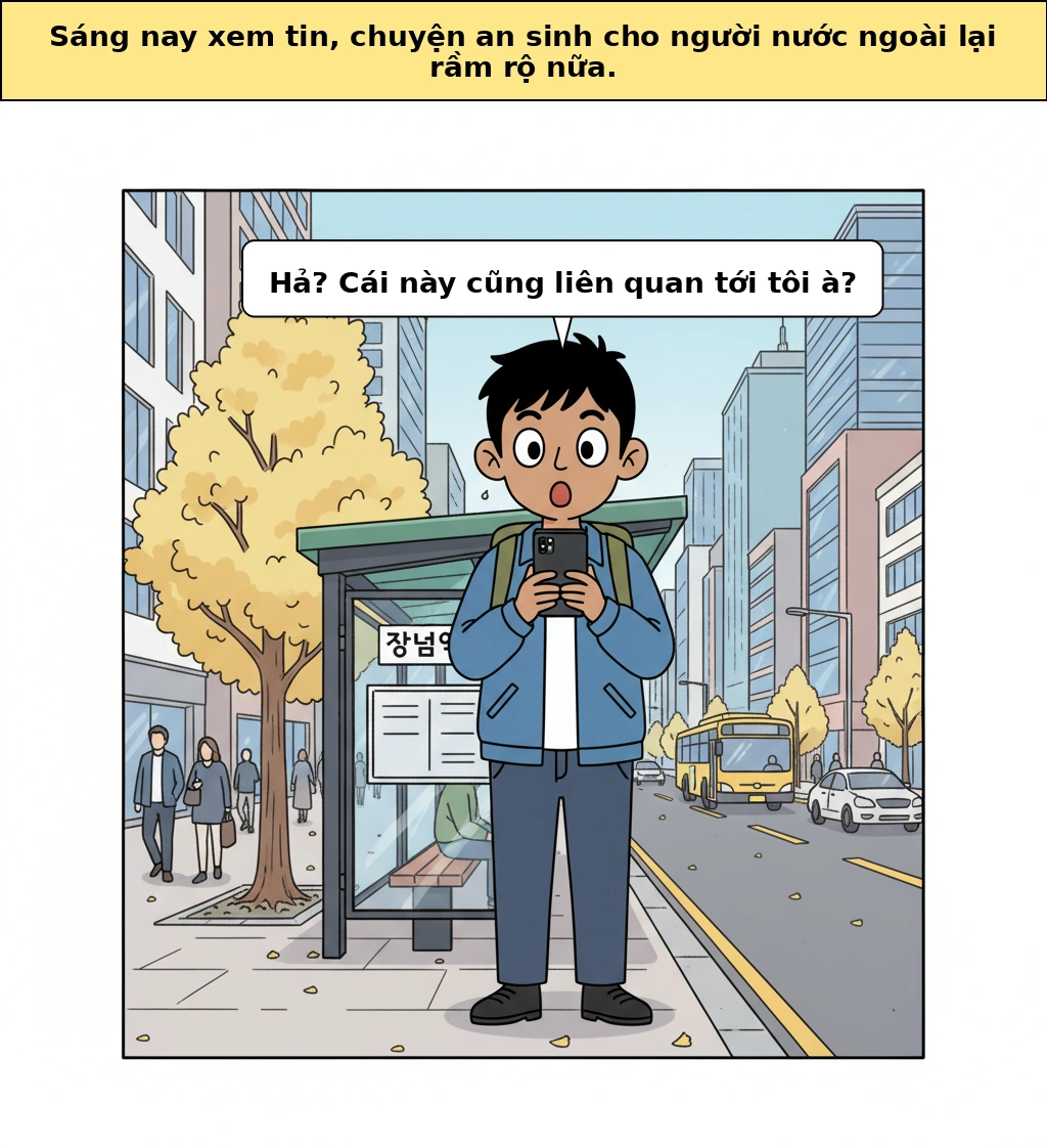 Thảo luận về an sinh xã hội cho người nước ngoài, vì sao bây giờ lại lớn hơn ở Hàn Quốc?