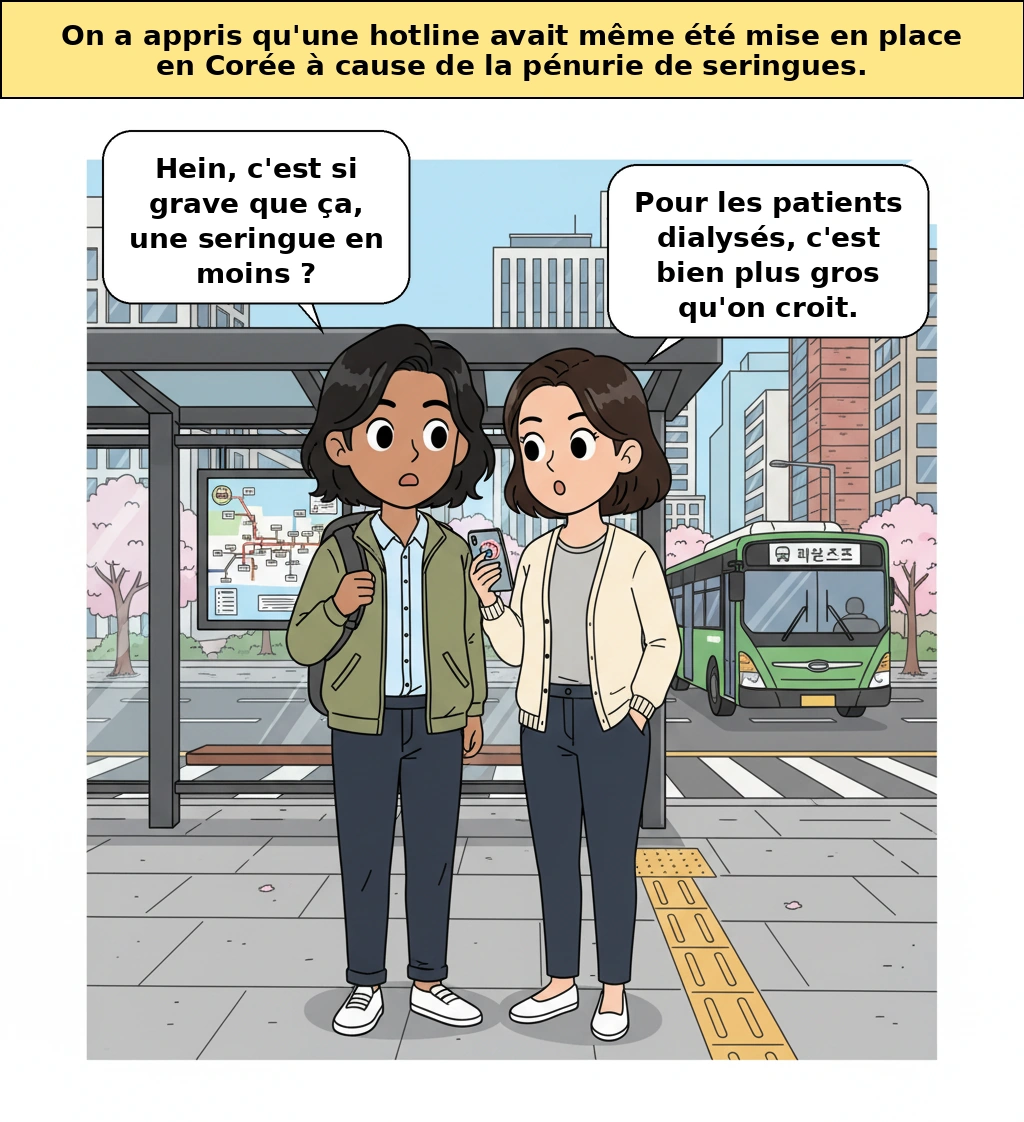 Ligne directe pour les seringues de dialyse, pourquoi aller jusque-là ?