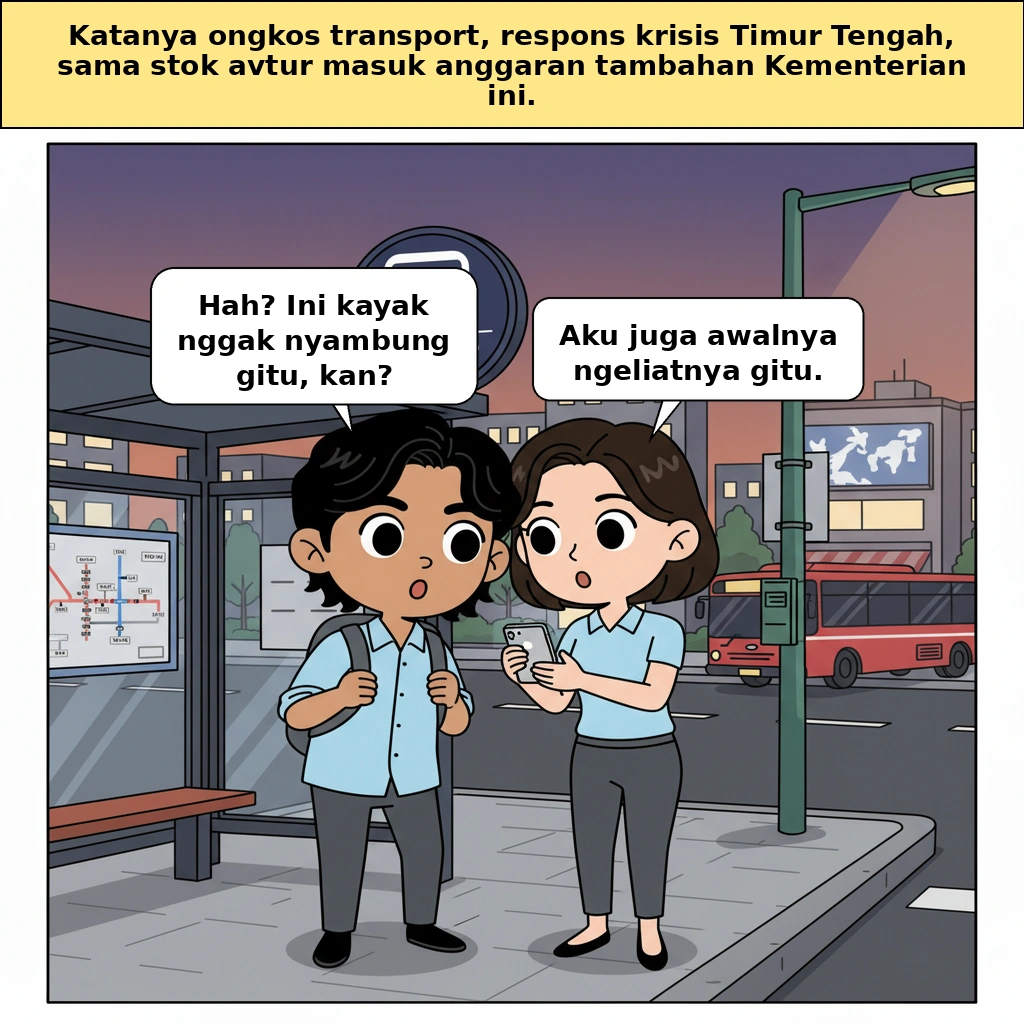 Anggaran tambahan Kementerian Pertanahan, Infrastruktur, dan Transportasi, kenapa sekaligus membenahi dari biaya transportasi sampai bahan bakar pesawat