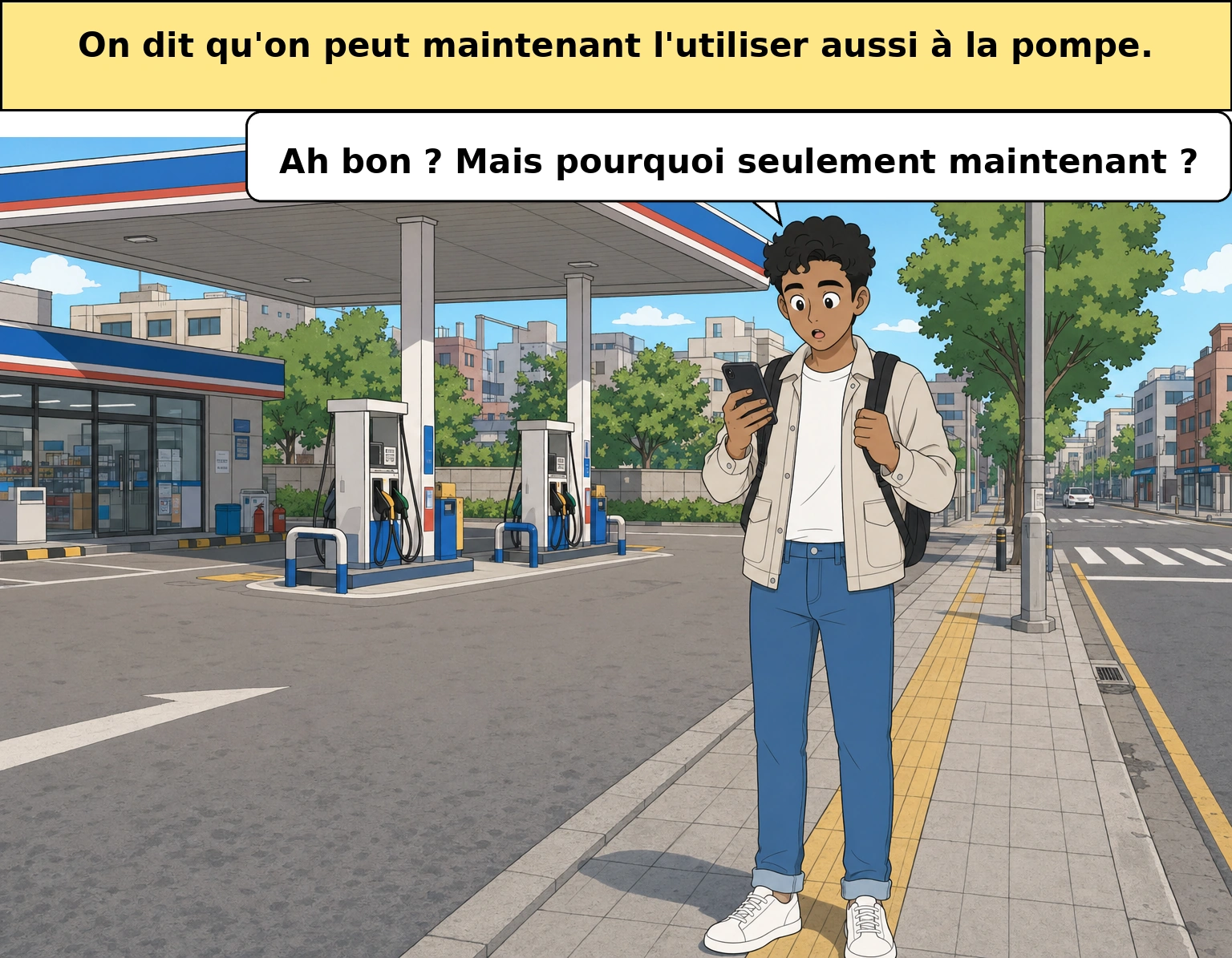 Aide pour les dommages dus aux prix élevés du carburant, pourquoi peut-on seulement maintenant l’utiliser aussi dans les stations-service ?