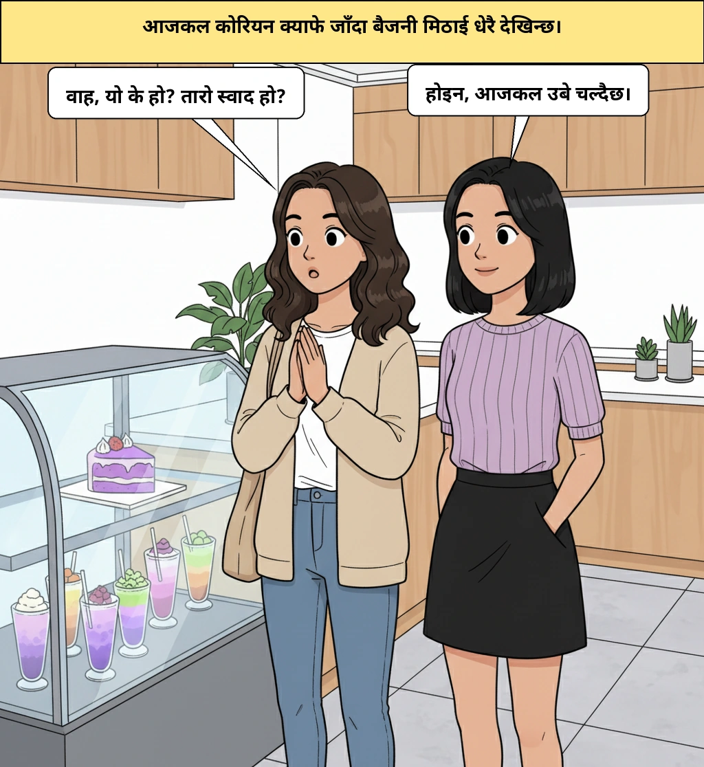 एउटा बैजनी मिठाई किन यति छिट्टै चर्चामा आउँछ? उबे लहर बुझ्ने तरिका