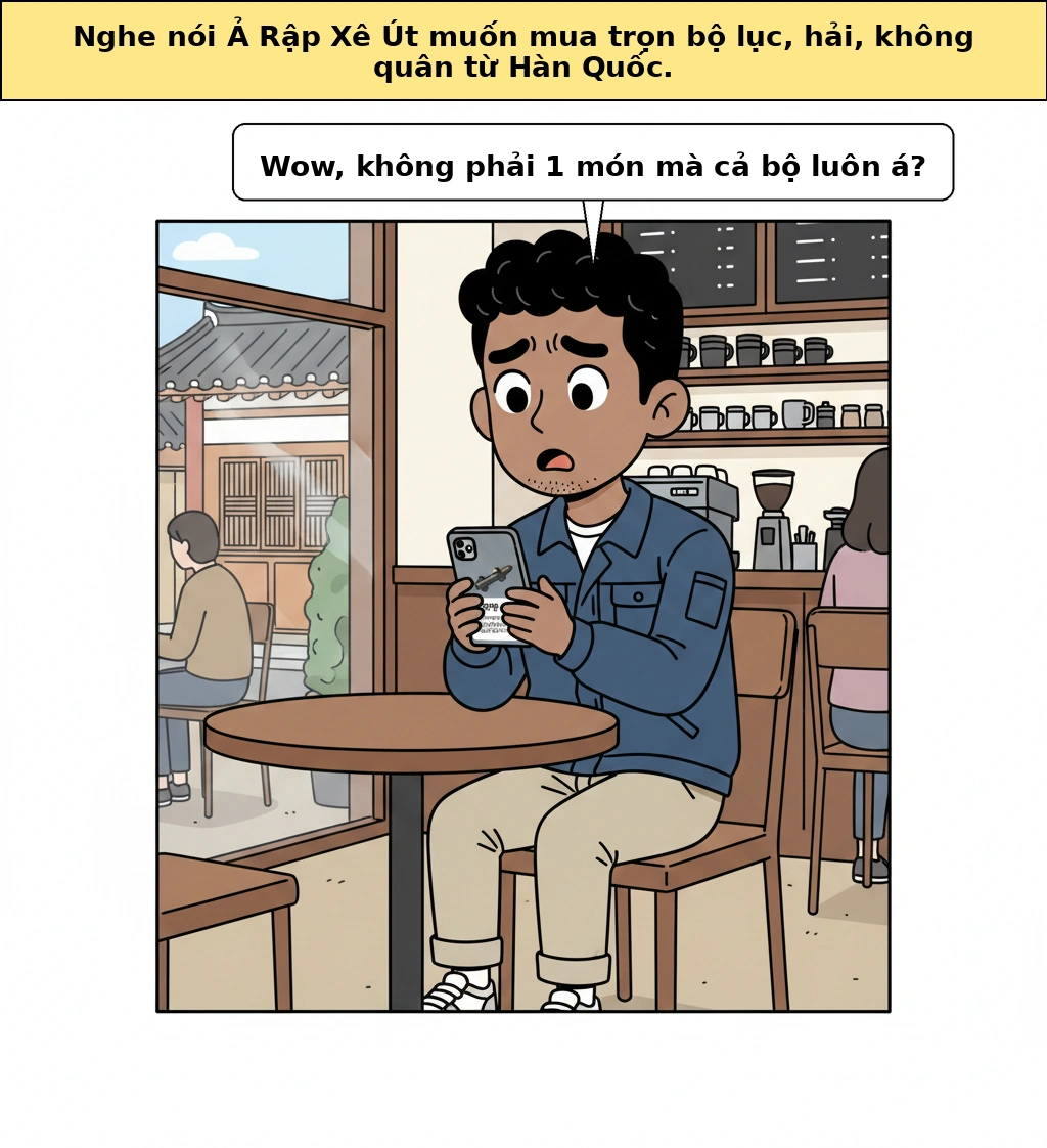 Vì sao Ả Rập Xê Út muốn một "bộ lục·hải·không" từ Hàn Quốc?