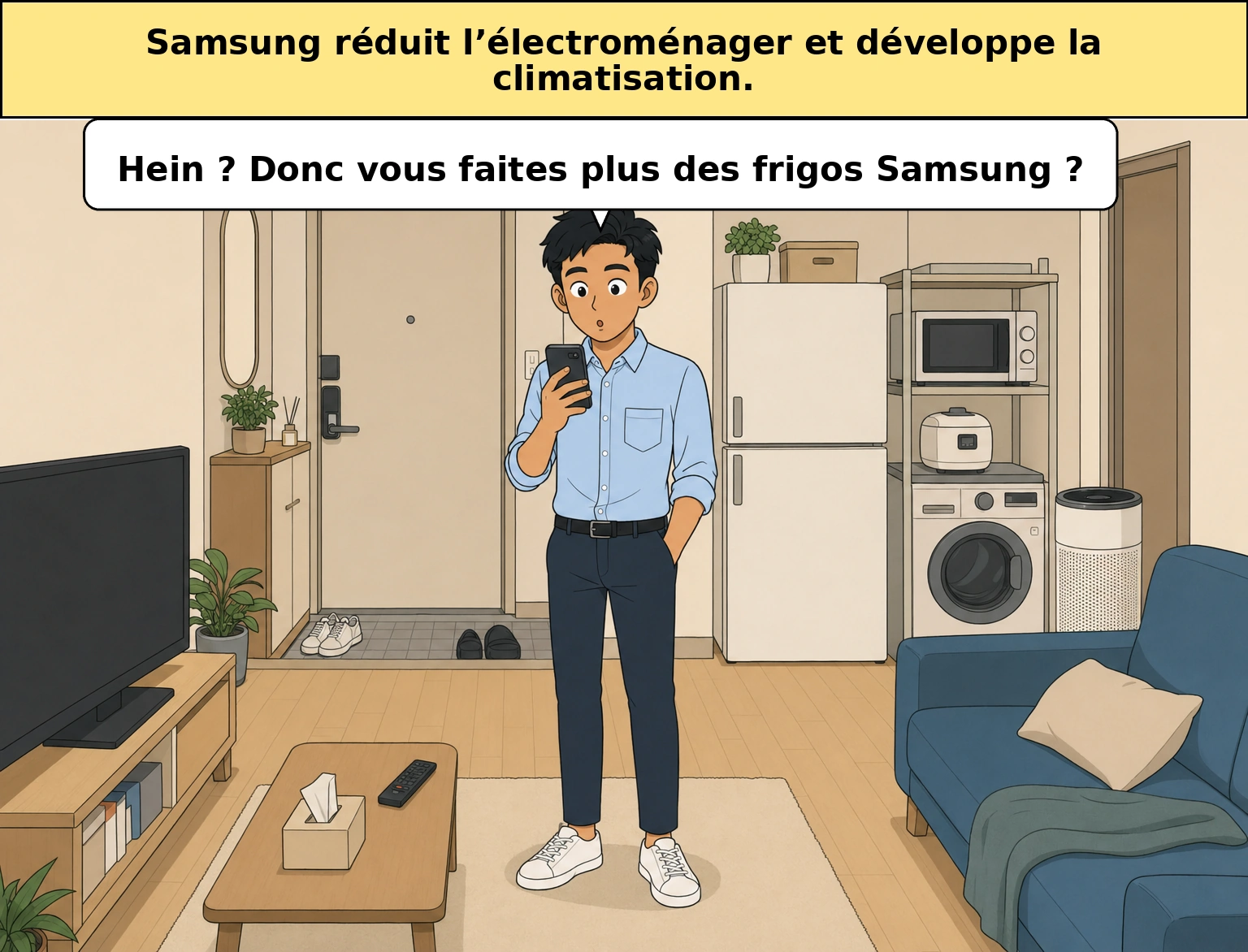 Pourquoi Samsung réduit l’électroménager et développe la climatisation
