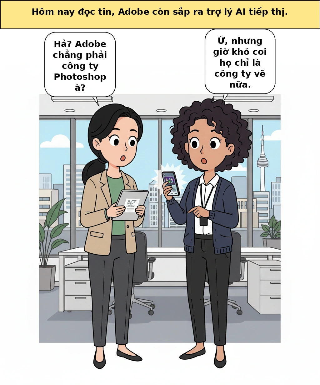 Vì sao công ty Photoshop lại muốn trở thành tổng chỉ huy AI marketing