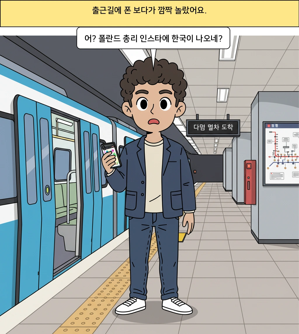 폴란드 총리 인스타에 한국이 보인다는 건, 왜 외교 뉴스가 되는 걸까?