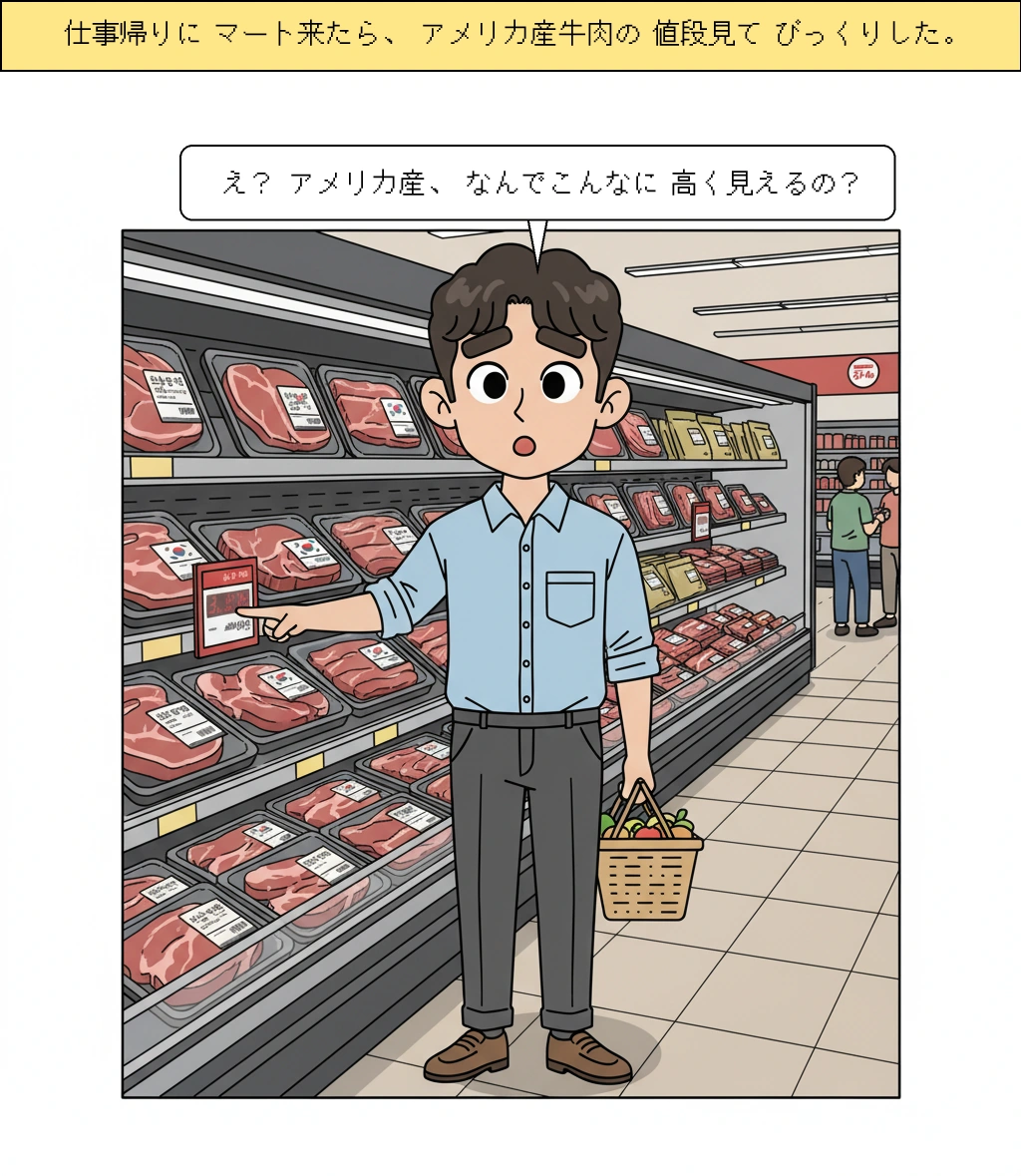 米国産牛肉、なぜ急に韓牛と同じくらい高く感じるのだろうか