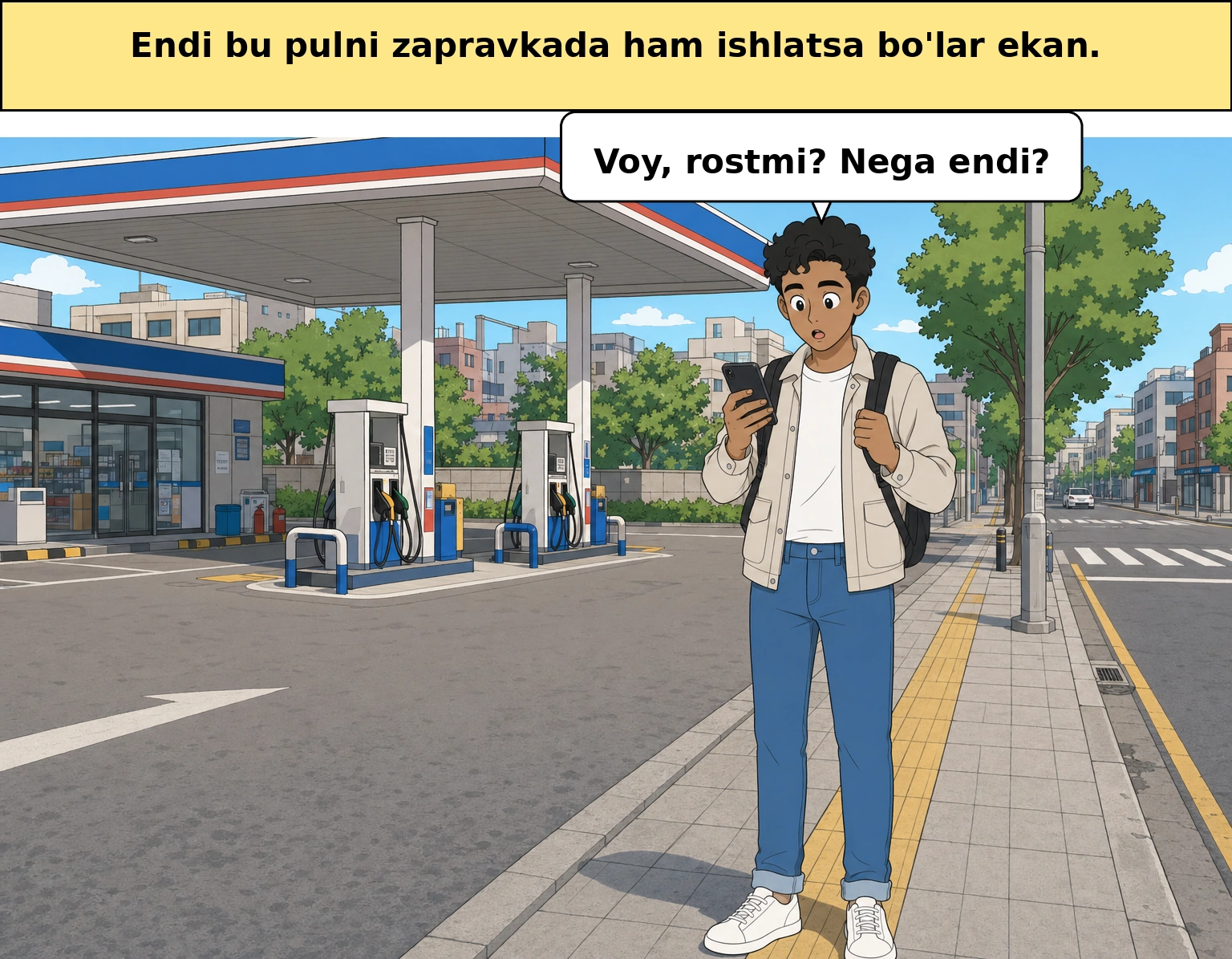 Yoqilg‘i narxi yuqoriligi zararini qo‘llab-quvvatlash puli, nega endi benzin quyish shoxobchasida ishlatsa bo‘ladigan bo‘ldi?