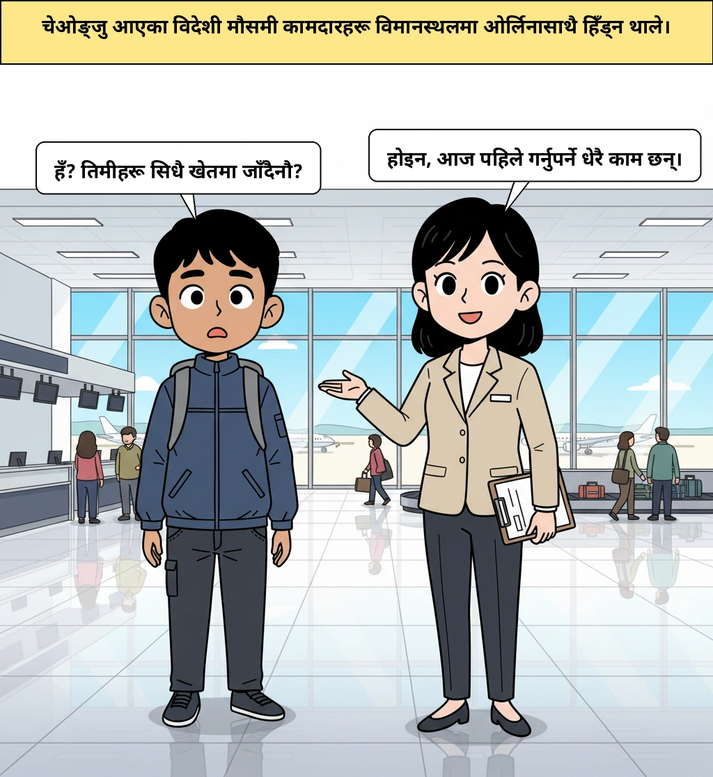 चोङ्जु सहरले किन विमानस्थलमै तुरुन्तै बैंक खाता र बिमा बनाउन लगाउँछ?