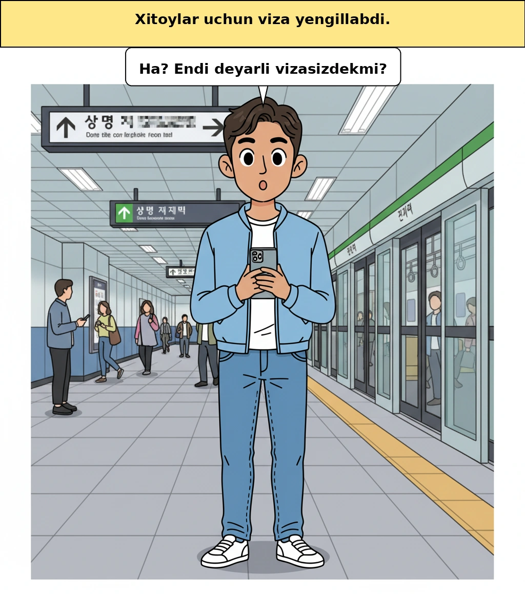 Xitoy fuqarolari uchun viza yengillashdi, rostdan ham eshik keng ochildimi