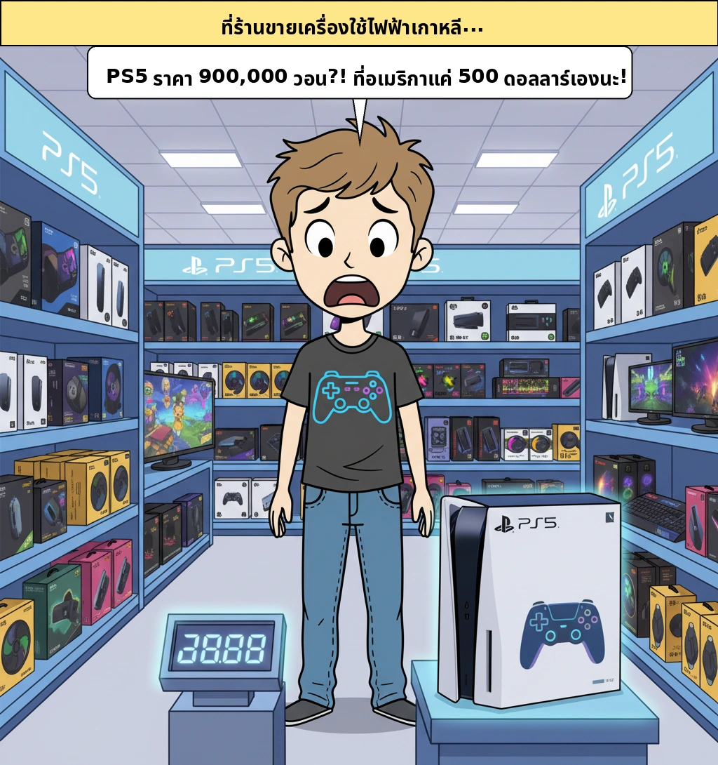 PS5 ราคา 900K KRW? — ภาวะชิปแพงกลืนตั้งแต่เครื่องเกมถึง PC