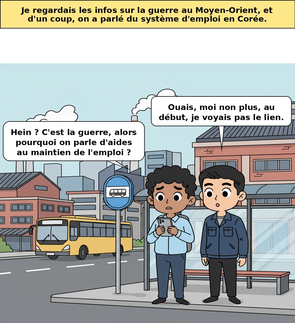 Pourquoi la guerre au Moyen-Orient secoue-t-elle même le système d’emploi en Corée ?