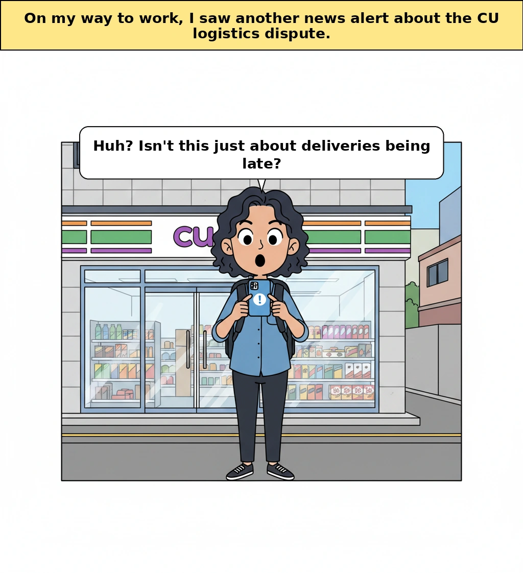 Why does the CU logistics conflict not end with just one news line?