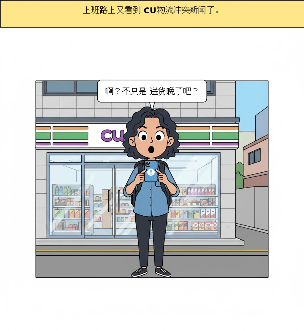 CU物流冲突，为什么不能只用一行新闻带过