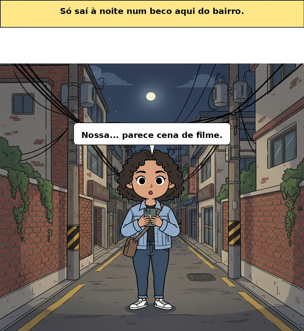 Por que os estrangeiros se encantam pelas ruas comuns à noite na Coreia