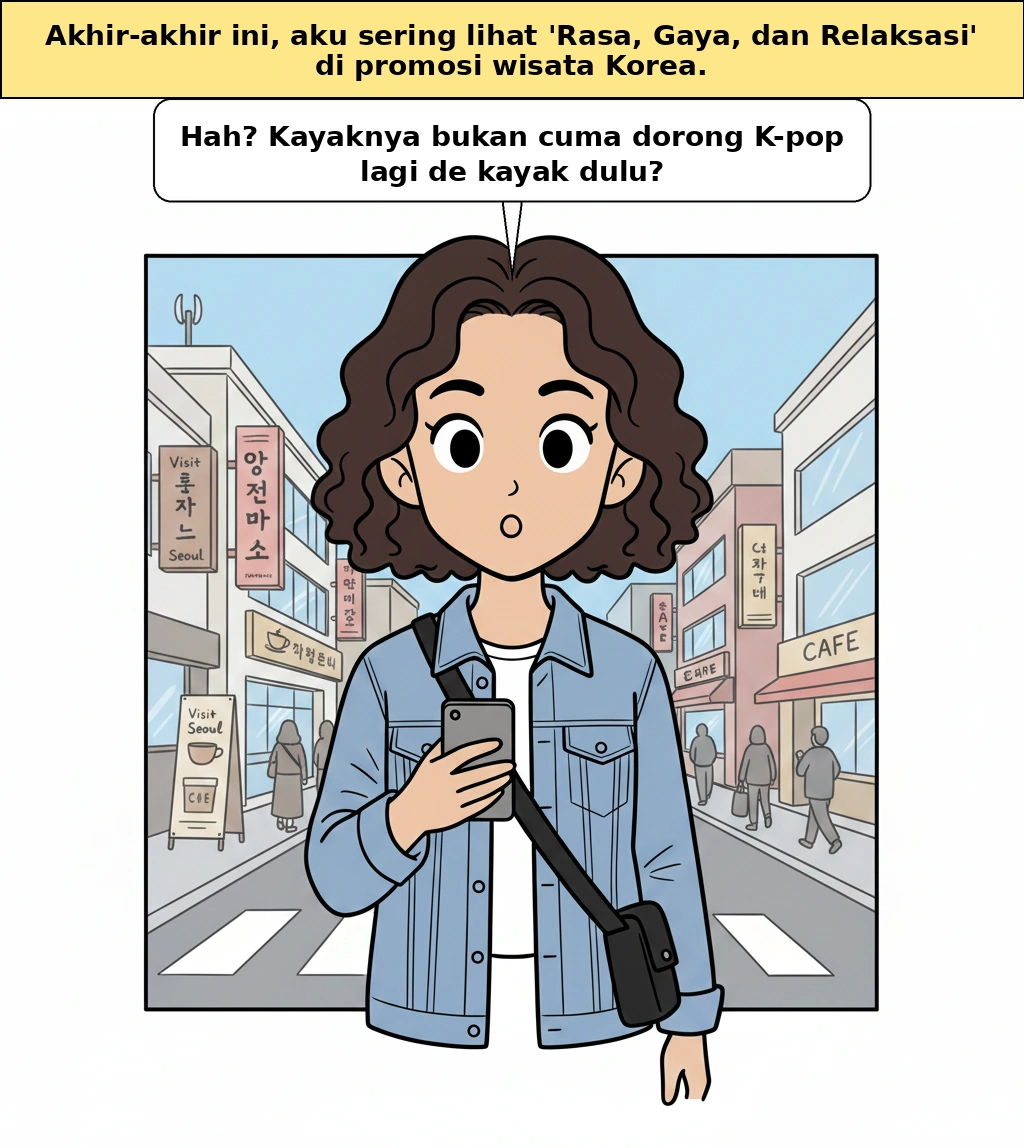Apa arti 'rasa·gaya·istirahat'? Alasan promosi pariwisata Korea berubah