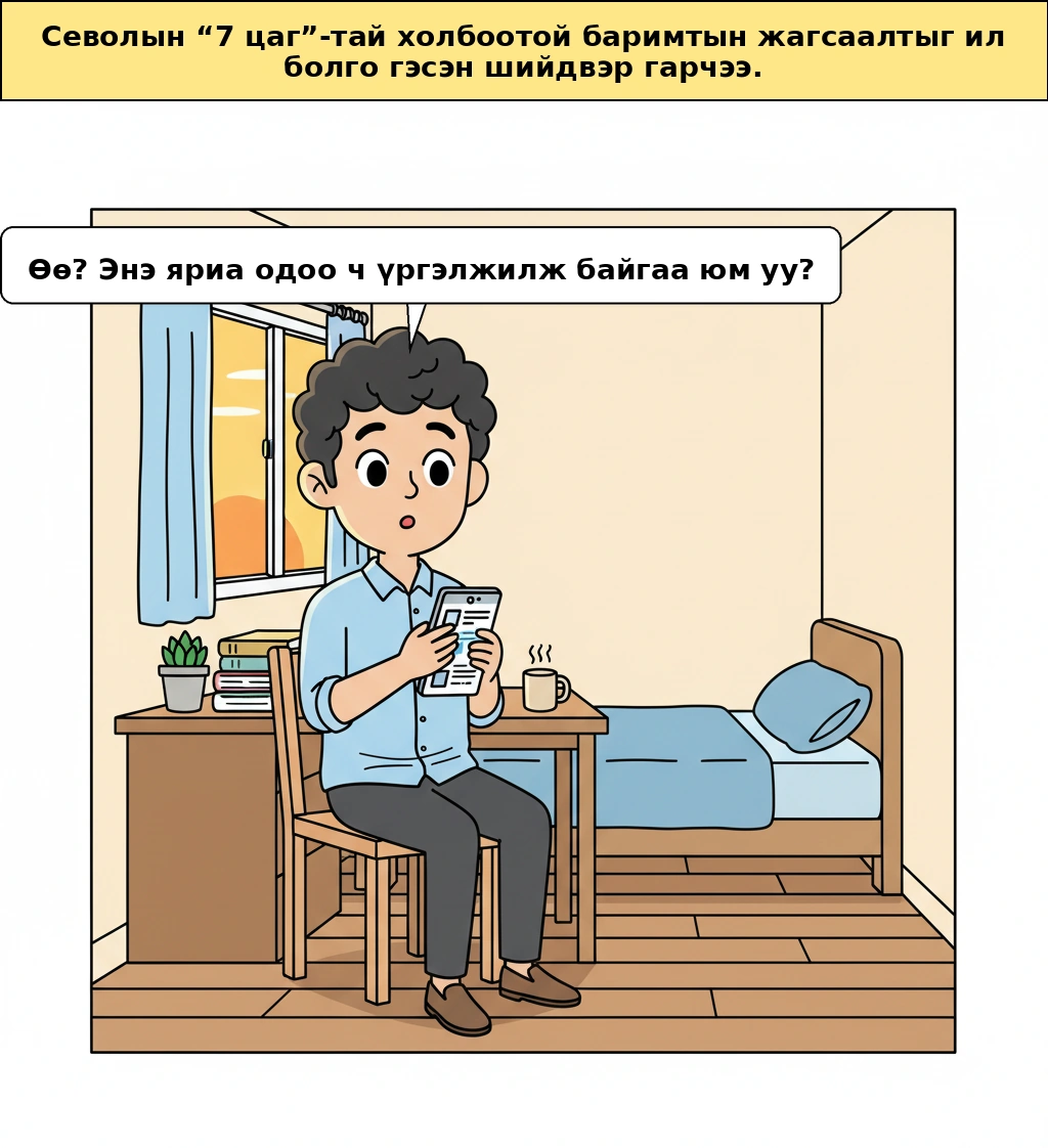 Сэволын '7 цаг'-ийн баримт бичгийн жагсаалт, яагаад энэ нь одоо хүртэл чухал хэвээр байна вэ