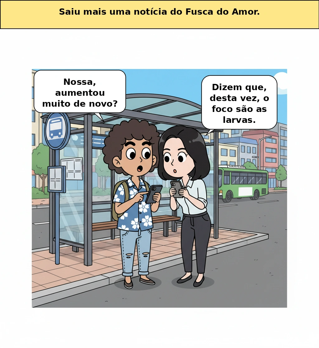Como entender a notícia de que as larvas do lovebug se espalharam até o centro da cidade